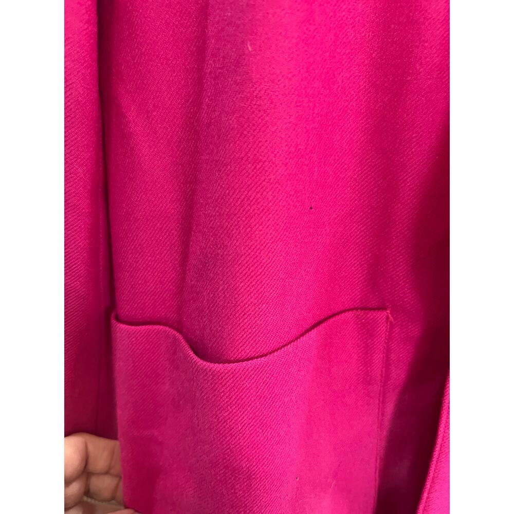 Giorgio Sant’Angelo Pink Wool Blazer – Women’s Size 14 - Picture 3 of 9
